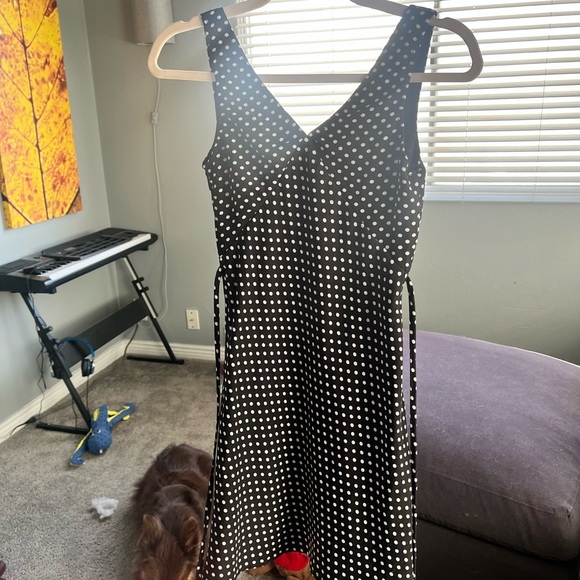 Nellie Black and White Polka Dot Dress - Picture 3 of 3